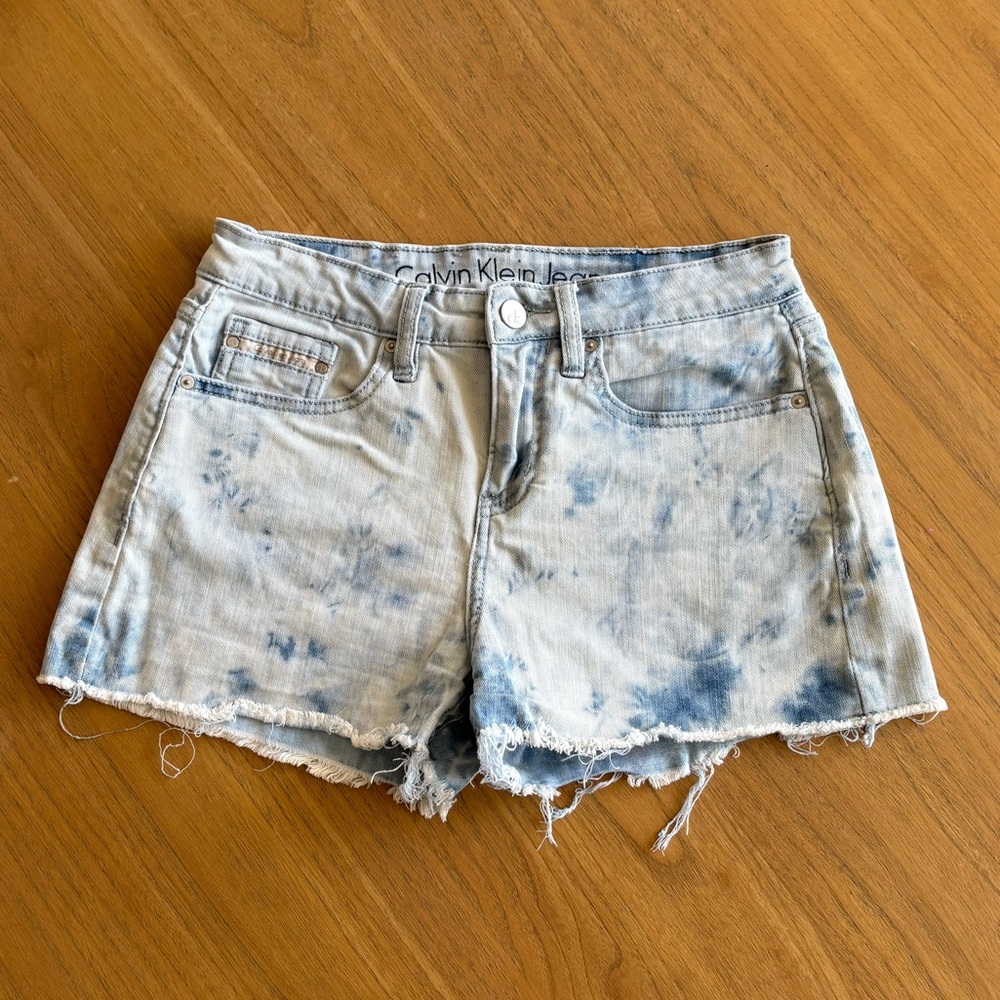 Calvin Klein Women's Blue Denim Shorts